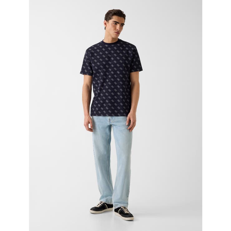 [GUESS] JACQUARD 4G Knit Top Tシャツ 総柄 | GUESS【MEN】 | 詳細画像2 