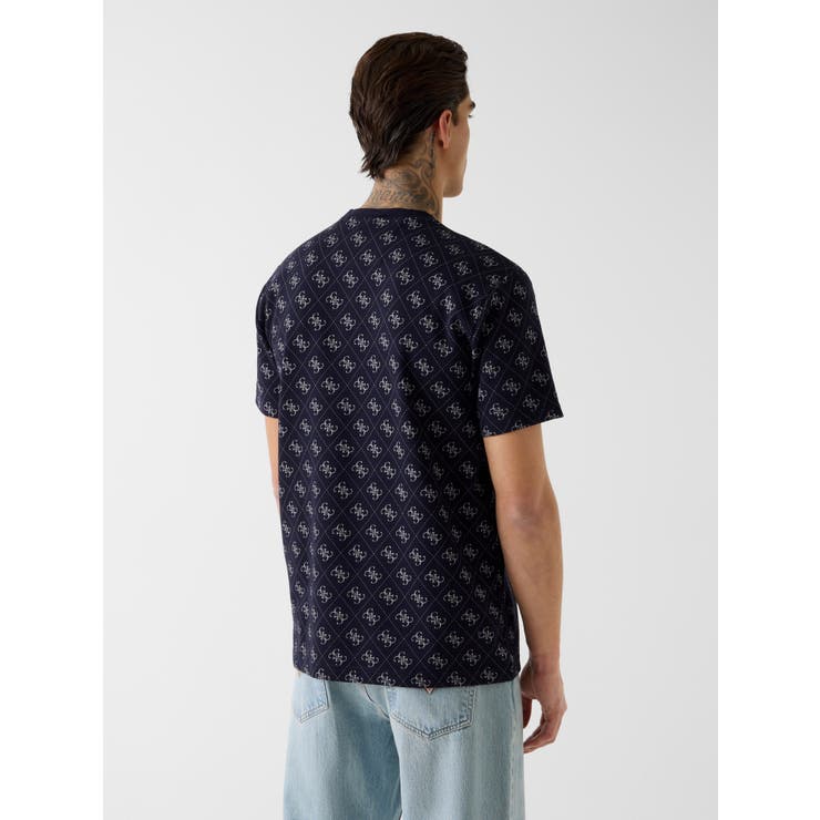 [GUESS] JACQUARD 4G Knit Top Tシャツ 総柄 | GUESS【MEN】 | 詳細画像3 