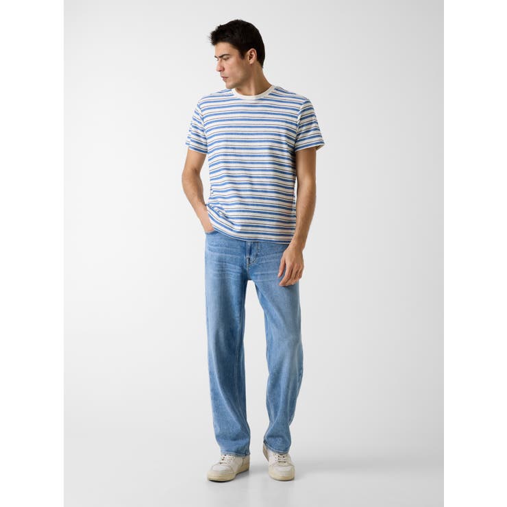 [GUESS] MARINA Stripe Knit Crew Tシャツ 半袖 | GUESS【MEN】 | 詳細画像2 