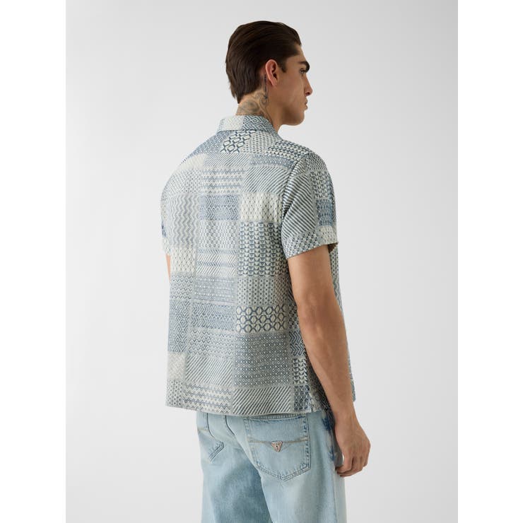 [GUESS] MALIK Patchwork Jacquard Shirt | GUESS【MEN】 | 詳細画像3 