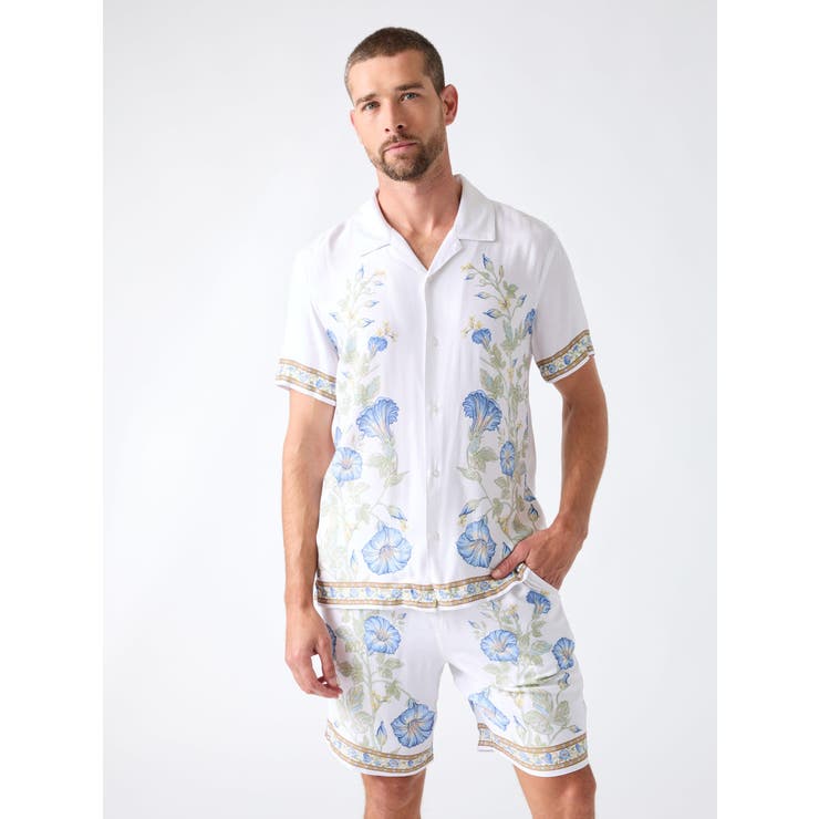 PMQC | [GUESS] WAYCO Floral Shirt シャツ 半袖 柄シャツ | GUESS【MEN】