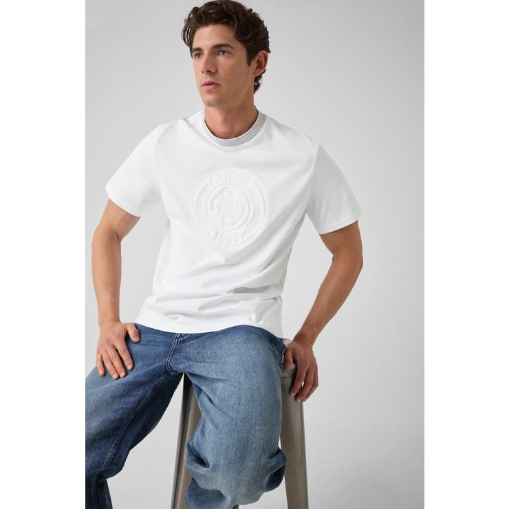 [GUESS] CIRCLE Logo Embroidery Tee | GUESS【MEN】 | 詳細画像8 