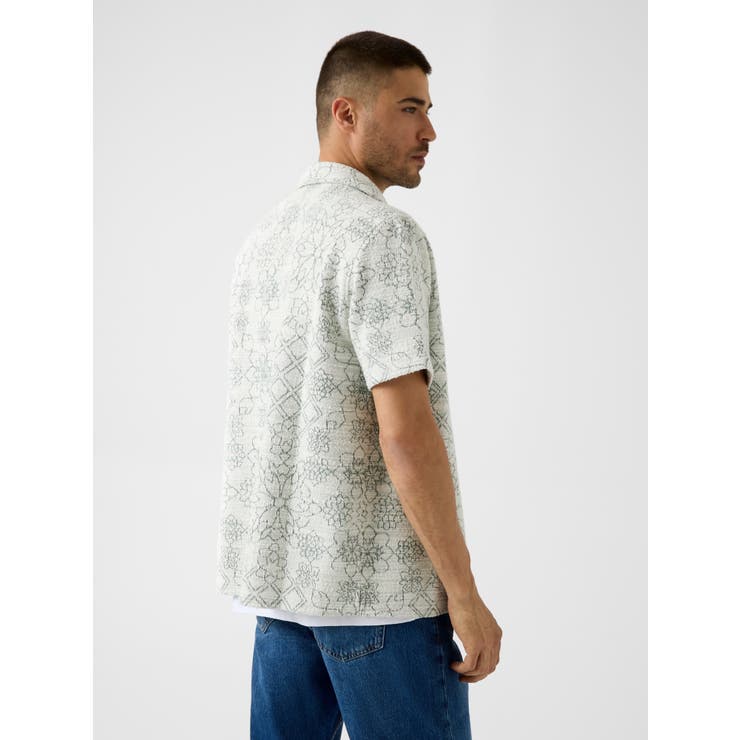 [GUESS] NOMAD Jacquard Shirt シャツ 半袖 | GUESS【MEN】 | 詳細画像3 