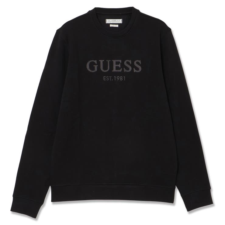 JBLK | [GUESS] BASIC Box Logo Sweatshirt | GUESS【MEN】