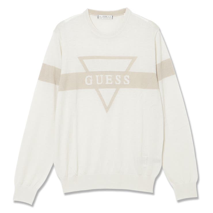 [GUESS] MARK Logo Jacquard Sweater | GUESS【MEN】 | 詳細画像1 