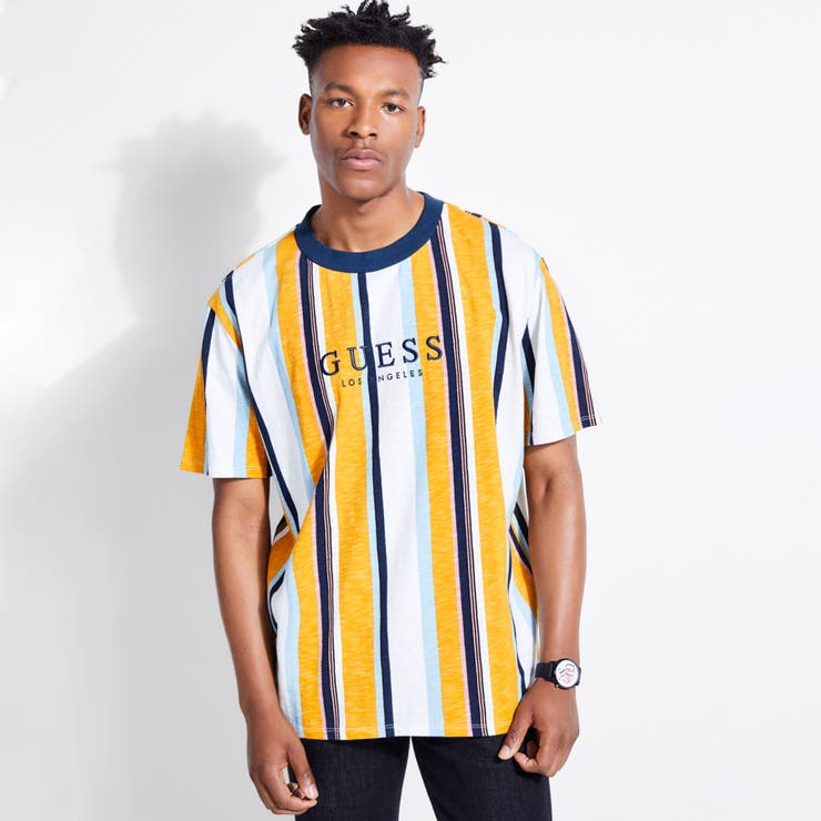 OVERSIZED SAYER STRIPED GUEW0002265 GUESS MEN SHOPLIST