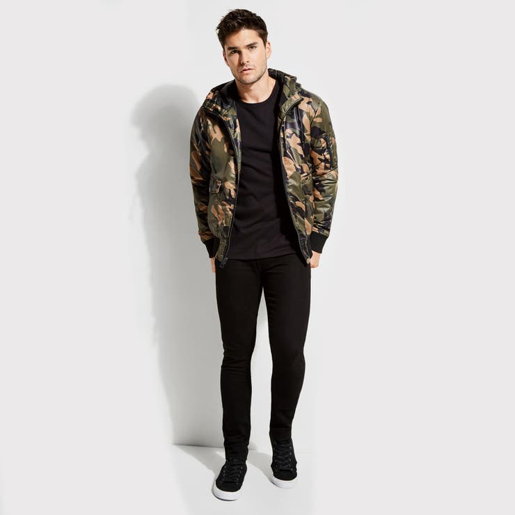 Alpine camo bomber jacket best sale