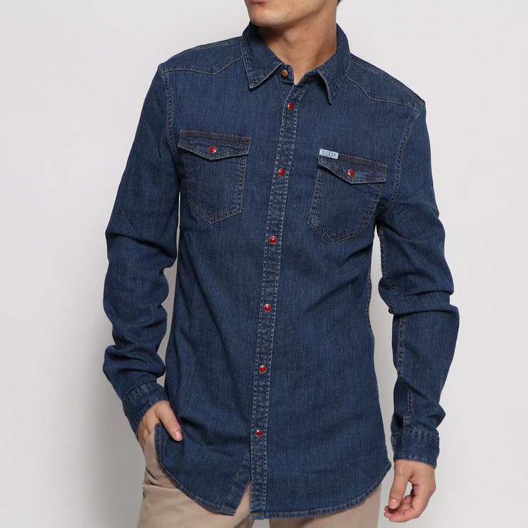 GUESS] TRUCKEE DENIM SHIRT[品番：GUEW0004111]｜GUESS【MEN】（ゲス ...