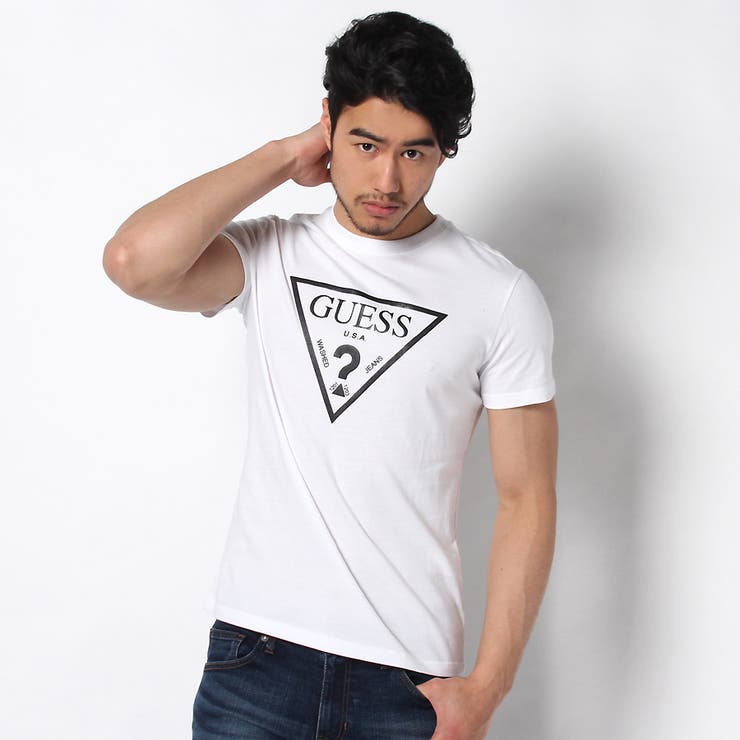 GUESS] S/S TRIANGLE LOGO TEE[品番：GUEW0000021]｜GUESS【MEN