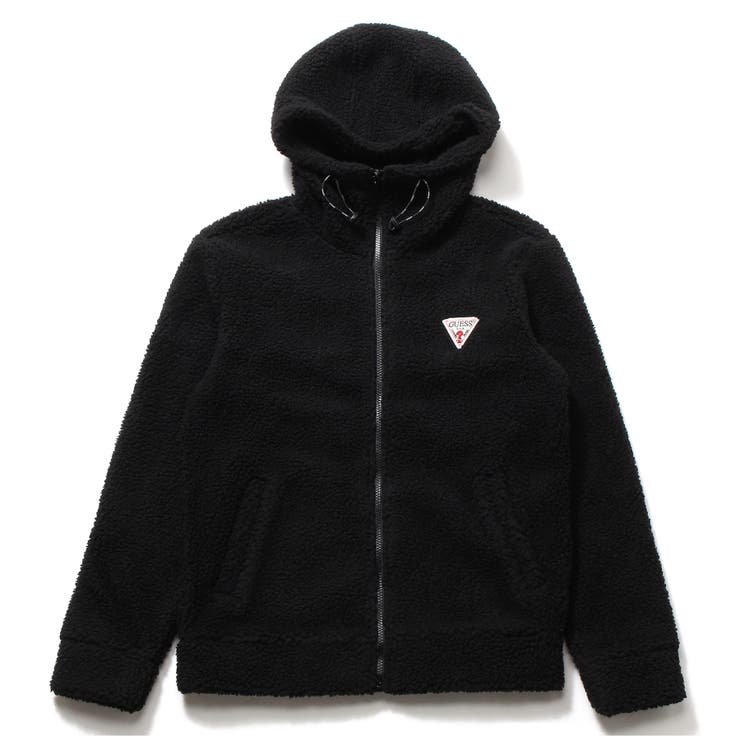 GUESS] BOA FLEECE HOODED ZIP-UP PARKA[品番：GUEW0004424]｜GUESS