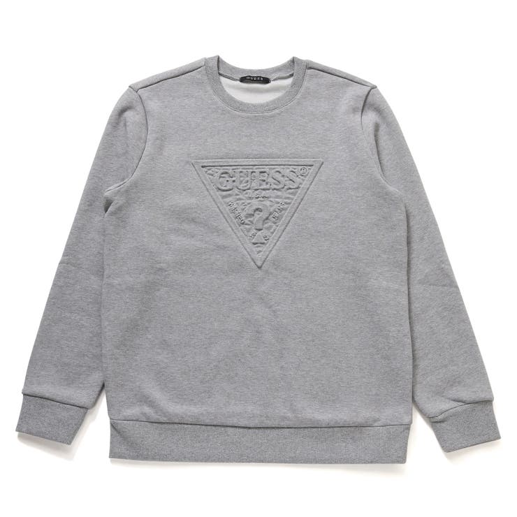 GUESS] Emboss Triangle Logo Sweat[品番：GUEW0005354]｜GUESS