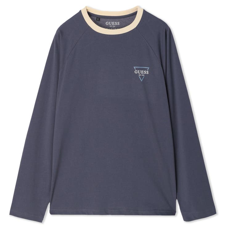DGY | [GUESS] Eri color L/S Teet | GUESS【MEN】