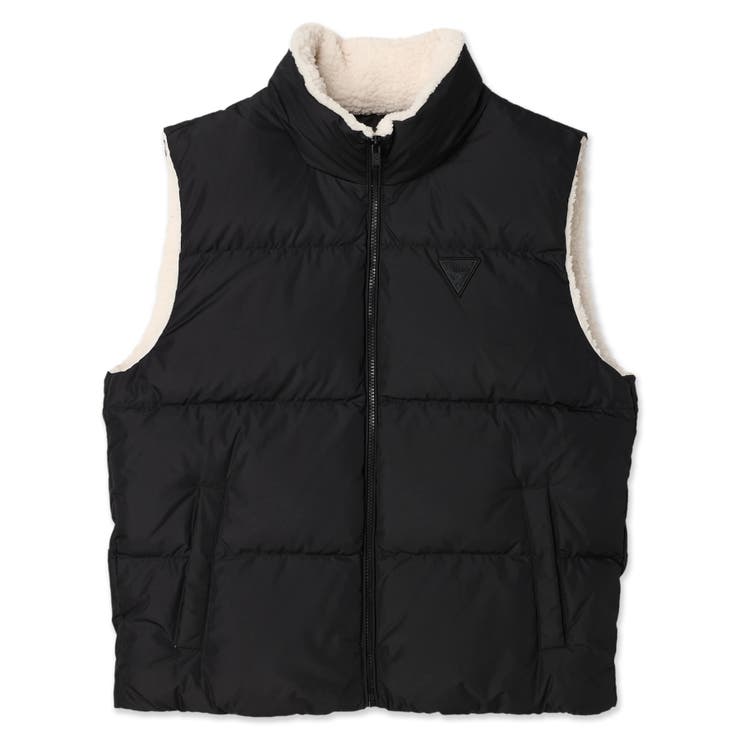 GUESS] Mini Triangle Logo Down Vest[品番：GUEW0007781]｜GUESS【MEN