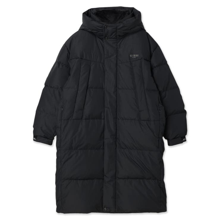 GUESS] Logo Hooded Long Down Coat[品番：GUEW0007857]｜GUESS【MEN