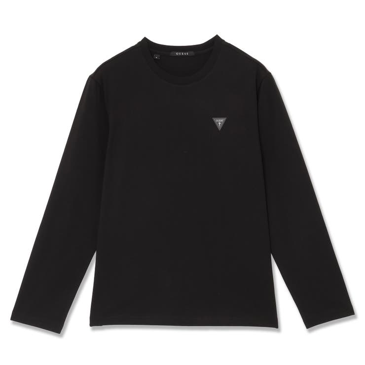 BLK | [GUESS] UNI L/Slv Tee Shirt 長袖Tシャツ | GUESS【MEN】