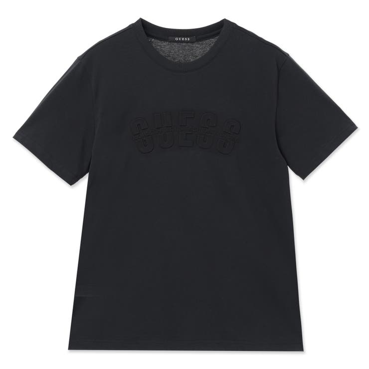 BLK | [GUESS] MEN'S S/Slv Tee Shirt | GUESS【MEN】