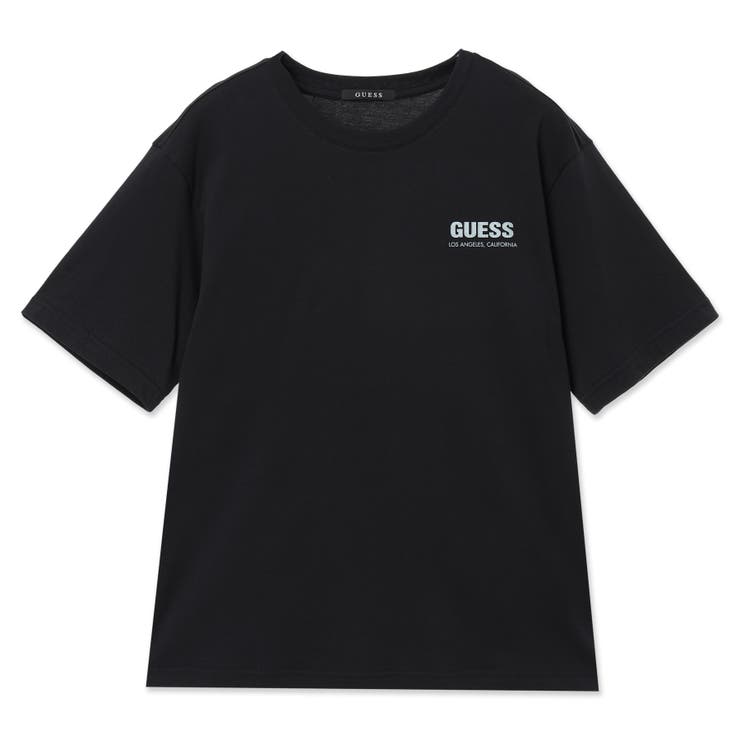 BLK | [GUESS] MEN'S S/Slv Tee Shirt | GUESS【MEN】