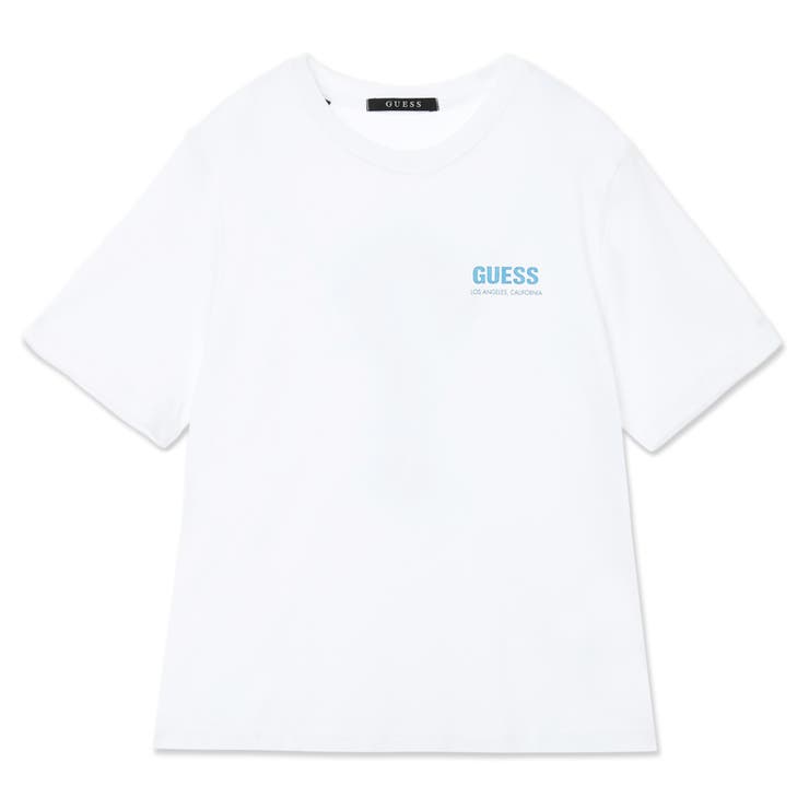 WHT | [GUESS] MEN'S S/Slv Tee Shirt | GUESS【MEN】