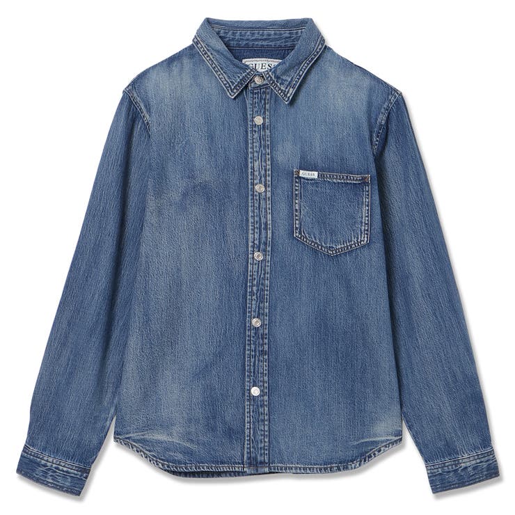 DBL | [GUESS] MENS Denim Shirt | GUESS【MEN】