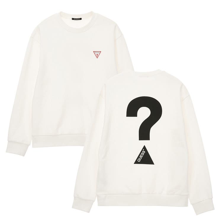 GUESS] UNISEX BIG QUESTION? LOGO SWEAT[品番：GUEW0004558]｜GUESS