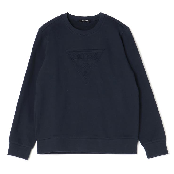 M)Embossed Logo Sweatshirt GUESS ゲス トップス スウェット