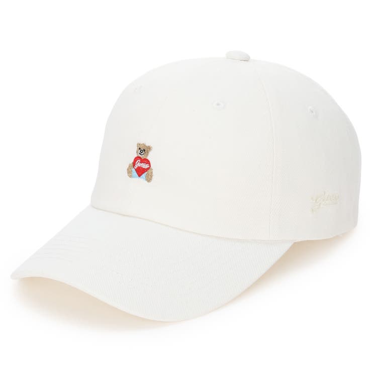 WHT | [GUESS] HEARTBEAR Cap | GUESS【MEN】