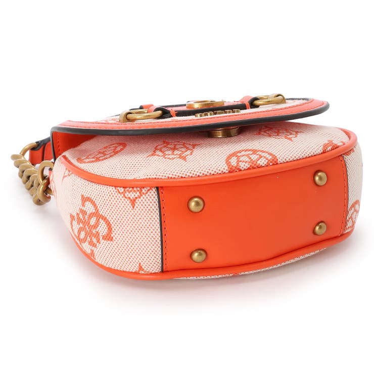 【新品未使用品】GUESS ミニバッグ 2way オレンジ GUESS] IZZY Mini Crossbody Flap[品番：GUEW0008232]｜GUESS