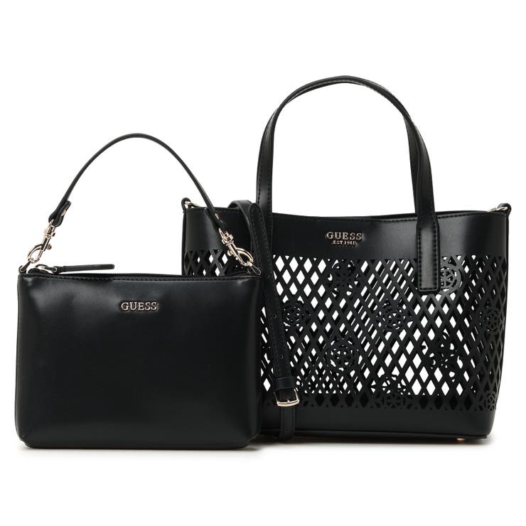 BLA | [GUESS] LETTY 2 In 1 Mini Tote | GUESS【WOMEN】