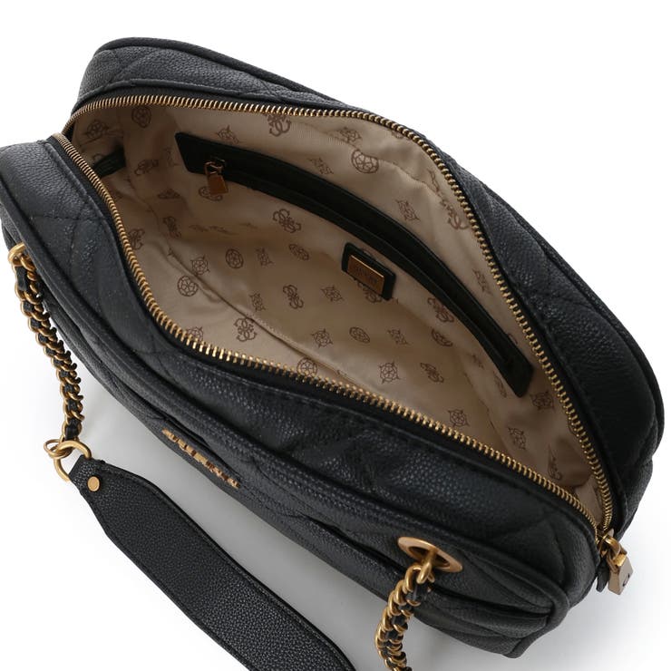 BLA】[GUESS] ABEY Top Zip Shoulder Bag[品番：GUEW0008239]｜GUESS