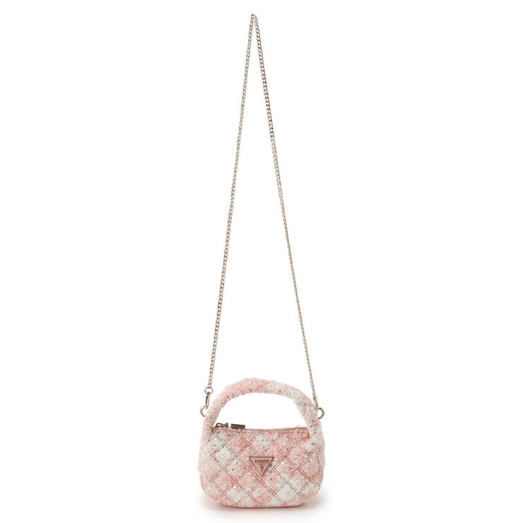 ショルダーバッグ・ポシェット Guess RIANEE QUILT Mini Flap Quilt Bag HO1A3A62 ショルダーバッグ・ポシェット Guess RIANEE QUILT Mini Flap