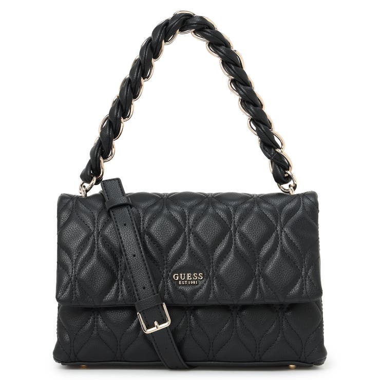 BLA | [GUESS] MAXINE Flap Crossbody | GUESS【WOMEN】