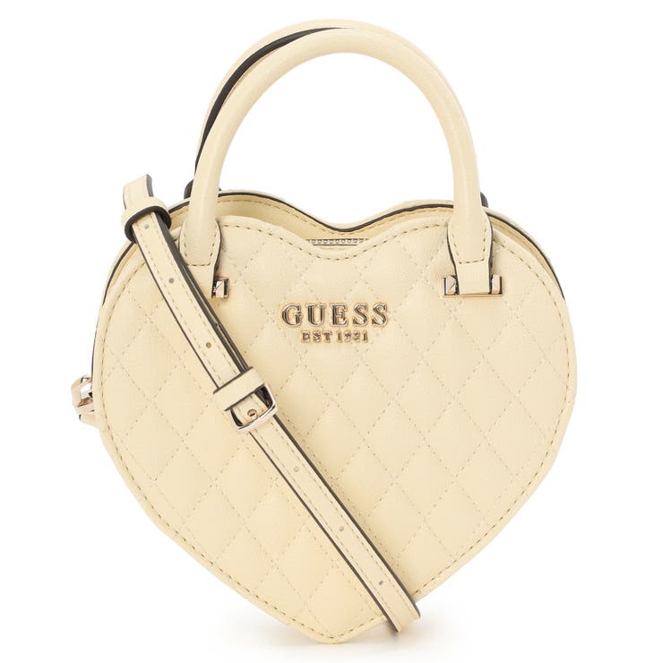 YEL | [GUESS] ATABEY Heart Bag | GUESS【WOMEN】