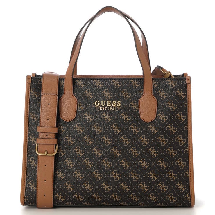 【Guess】国内発送 SILVANA 2 Compartment ハンド トートバッグ GUESS] SILVANA 2 Compartment Tote[品番：GUEW0007848]｜GUESS