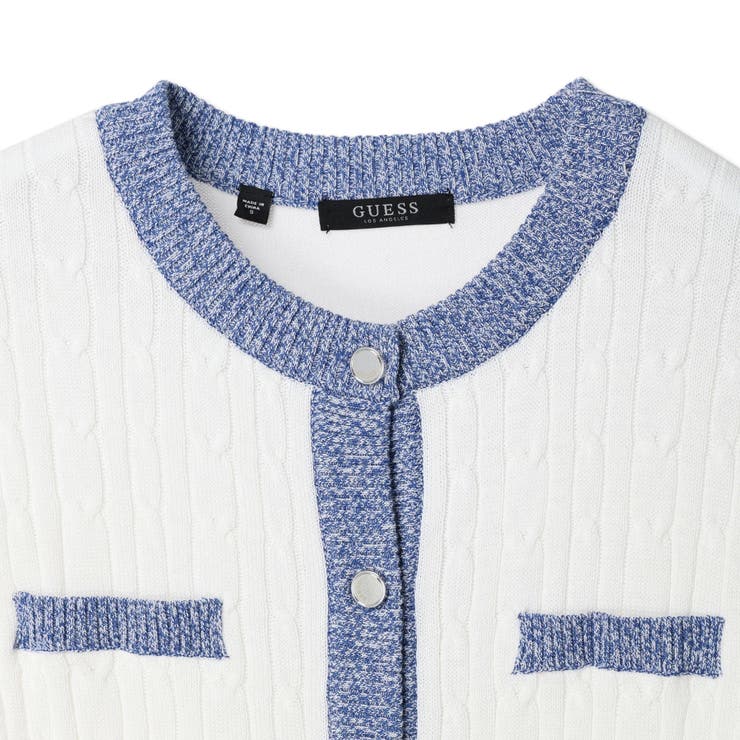 GUESS] Bicolor Cardigan[品番：GUEW0008075]｜GUESS【WOMEN】（ゲス