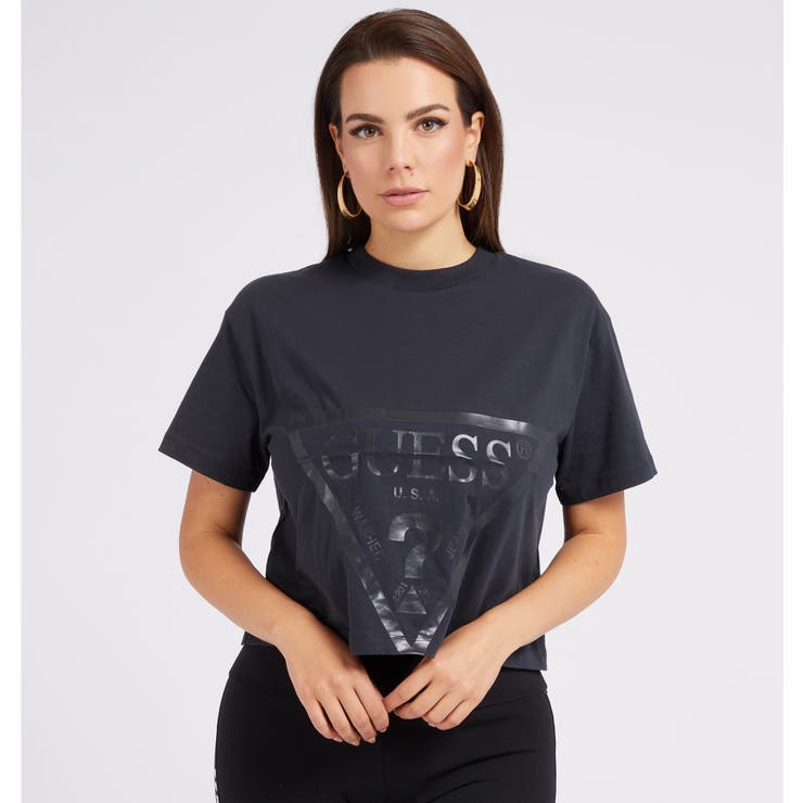 G7FQ | [GUESS] Adele Crop Tee | GUESS【WOMEN】