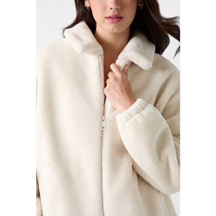 [GUESS] AMALIA Sherpa Zip Sweat | GUESS【WOMEN】 | 詳細画像5 