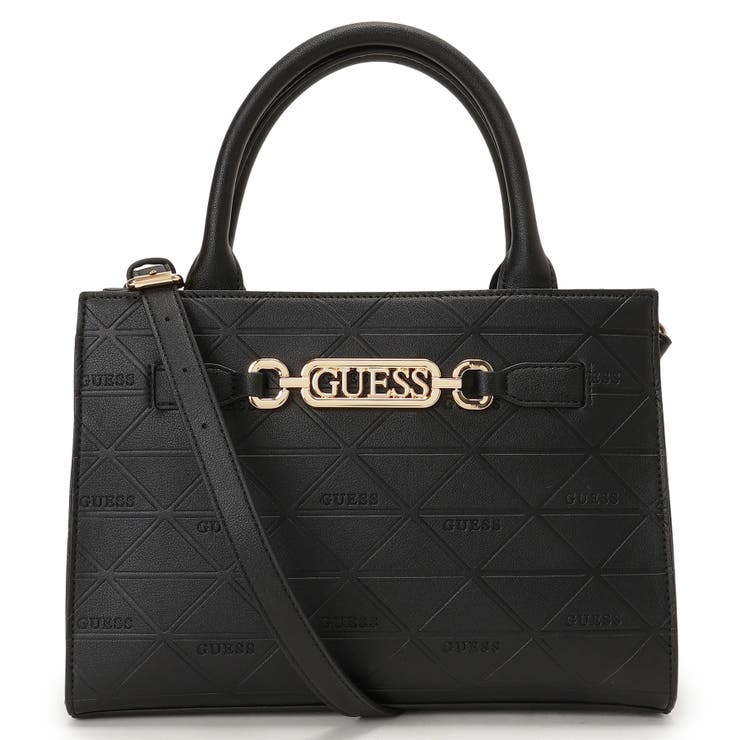 BLA | [GUESS] CELESTIA Satchel | GUESS【WOMEN】