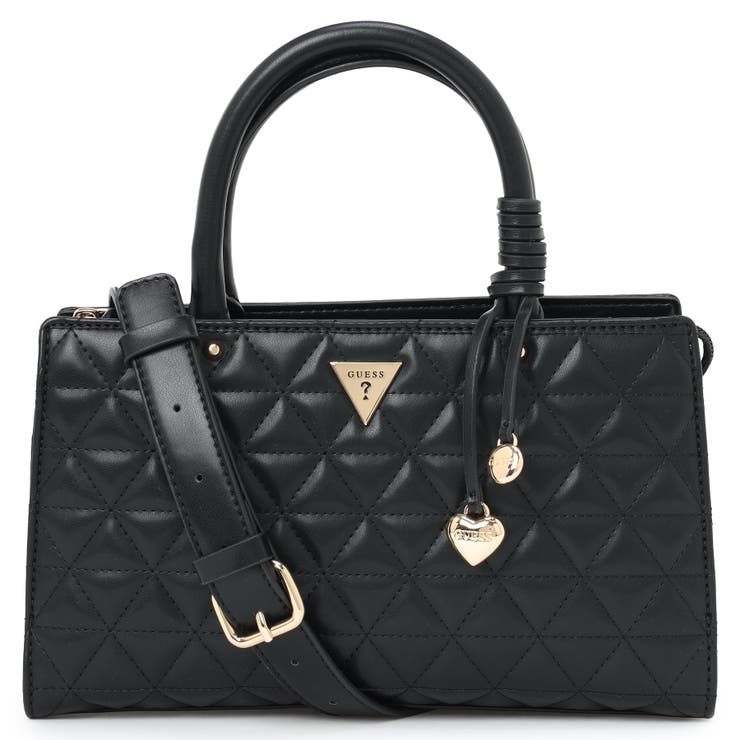 BLA | [GUESS] KATY Satchel | GUESS【WOMEN】