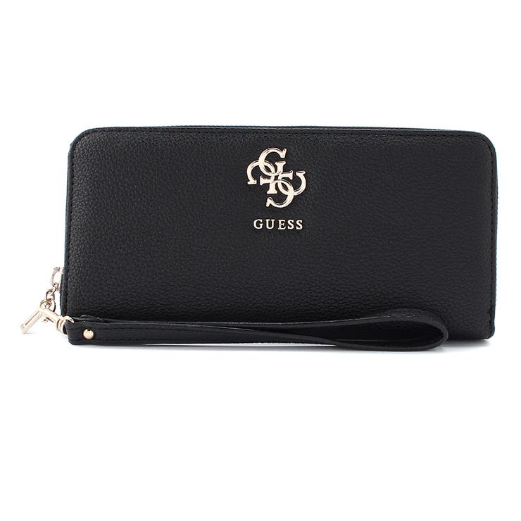 BLA | [GUESS] DIGITAL LARGE ZIP AROUND WALLET | GUESS【WOMEN】