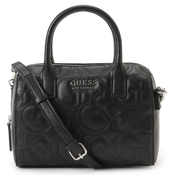 BLA | [GUESS] BERKTON Barrel Satchel | GUESS【WOMEN】