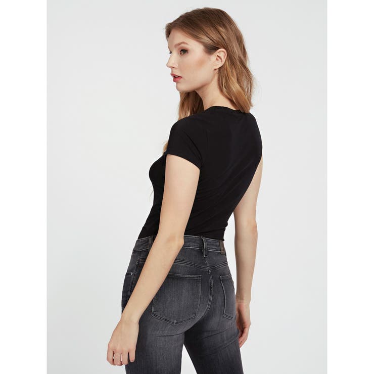 GUESS] Embellished Triangle Logo Tee[品番：GUEW0005110