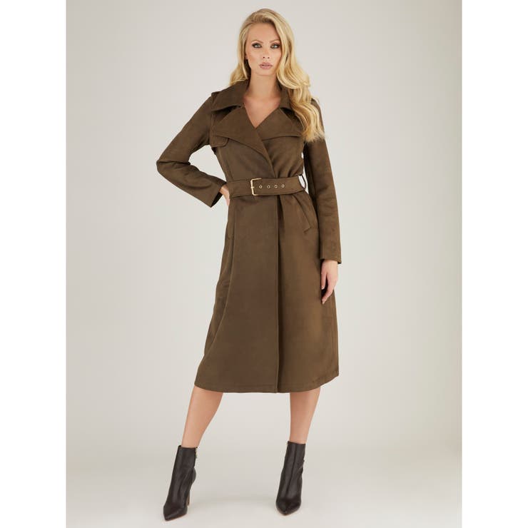 [GUESS] Baraa Longline Trench Coat