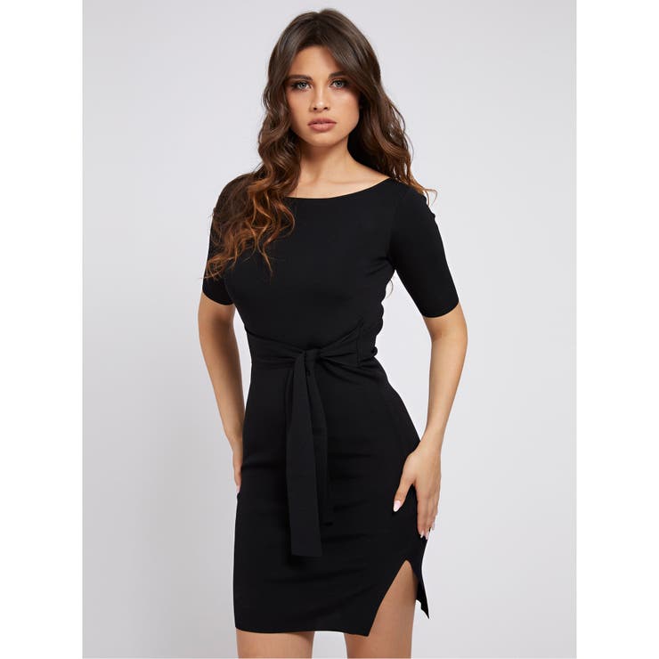 Lady Checkered Belted Midi Dress ハーリップトゥ 