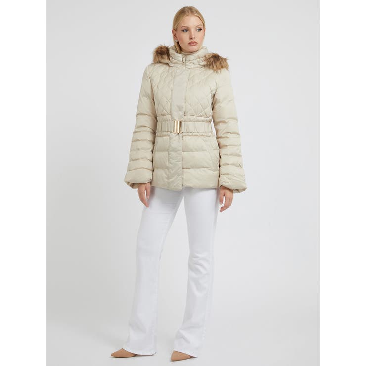 GUESS Eco Laurie Down Jacket ローリーダウンジャケット ゲス GUESS Eco Laurie Down Jacket （JBLK） -ファッション通販