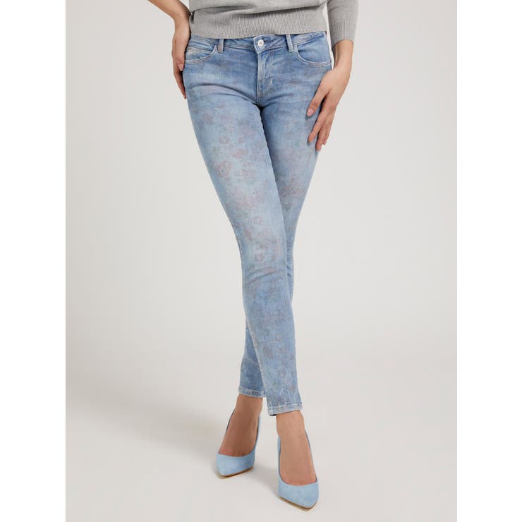 GUESS] All Over Print Denim Pants[品番：GUEW0009075]｜GUESS【WOMEN