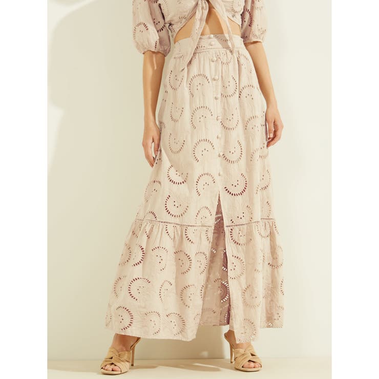 A90F | [GUESS] Smeralda Skirt | GUESS【WOMEN】