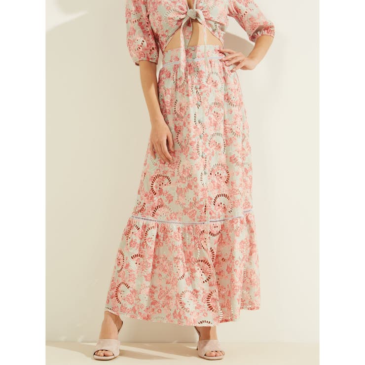 P61J | [GUESS] Smeralda Skirt | GUESS【WOMEN】