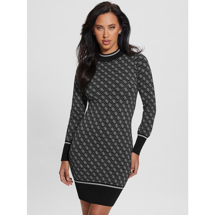 [GUESS] Lise Quattro G Sweater Dress