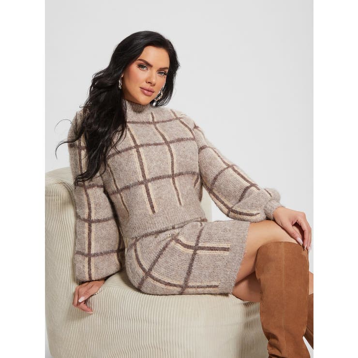 Nadia Plaid Sweater-