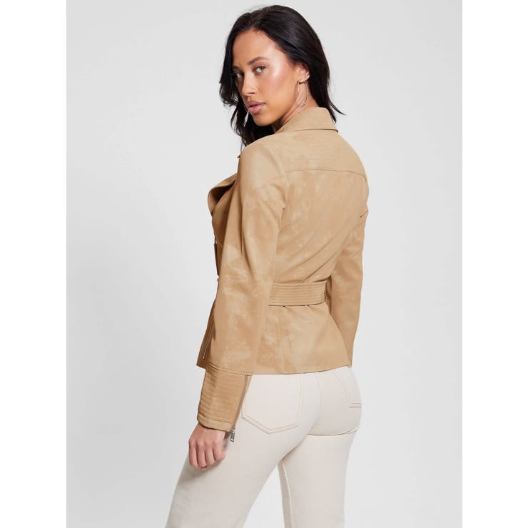 GUESS] New Agnes Belted Moto Jacket[品番：GUEW0008732